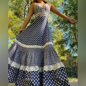 Vintage 1970s Gunne Sax Sundress